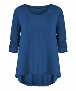 Brand new ๐คฉ UDEAR Cobalt Blue Scoop Neck Hi-Low Top - ๐ฉ Women ๐