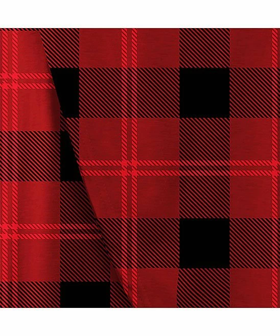 Budget ๐ UDEAR Black & Red Plaid Tulip-Hem Cowl Neck Tunic - ๐ฉ Women ๐คฉ - Image 3