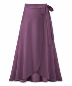 Cheap ❤️ UDEAR Pink-Purple Wrap Maxi 👗 Skirt - Plus 🧨