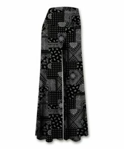 Flash Sale 🌟 UDEAR White & Black Paisley Patchwork Palazzo Pants - Plus 🎉