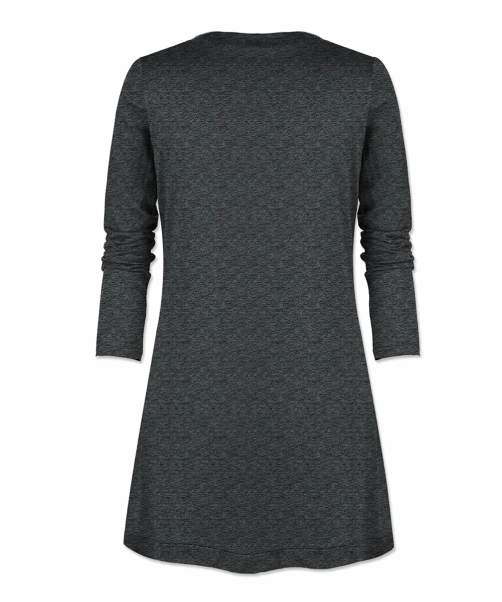 Discount โ UDEAR Dark Gray & Green ๐
Christmas Present Button Tunic - Plus ๐งจ - Image 2