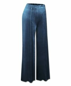 Budget 🧨 UDEAR Gray-Blue Flare Pants - 👩 Women 🤩