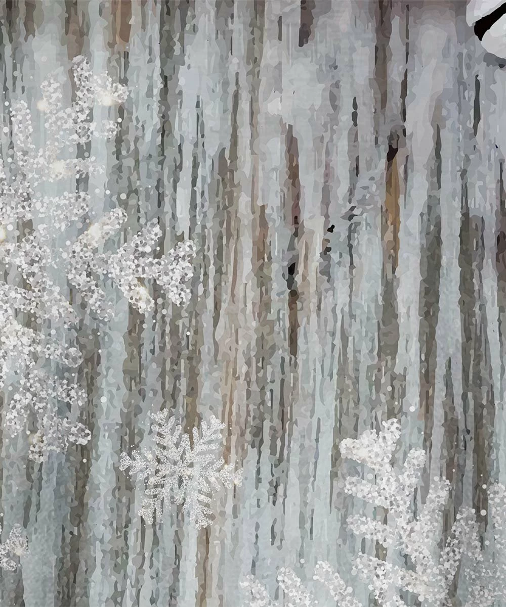 New โค๏ธ UDEAR Red & Gray Snowflake V-Neck Hi-Low Top - Plus ๐ฏ - Image 3