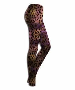 Top 10 😀 UDEAR Purple & Black Abstract Leggings - Plus ✔️