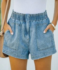 Hot Sale 🌟 UDEAR Light Blue Denim Shorts - Plus 😉