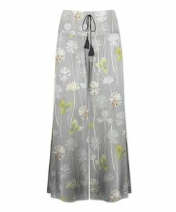 Wholesale ✨ UDEAR Green & Light Gray Floral Tassel-Accent Palazzo Pants - 👩 Women 😉