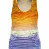 Best reviews of 🔔 UDEAR Yellow & Purple Beach Round-Neck Tank - Plus ⭐