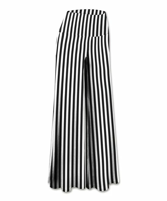 Brand new ๐ UDEAR White & Black Stripe Palazzo Pants - Plus ๐ฅ
