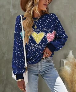 Cheap โจ UDEAR Yellow & Navy Hearts & Stars Long-Sleeve Top - Plus ๐