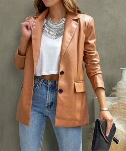 Flash Sale ✨ UDEAR Brown Blazer - Plus 🛒