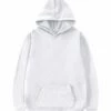 Buy 🔔 UDEAR White Kangaroo-Pocket Hoodie - 👩 Women 🥰