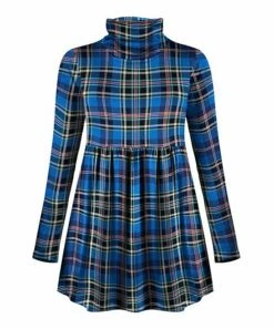 Discount ⌛ UDEAR Blue & Red Plaid Empire-Waist Top - Plus 🎉