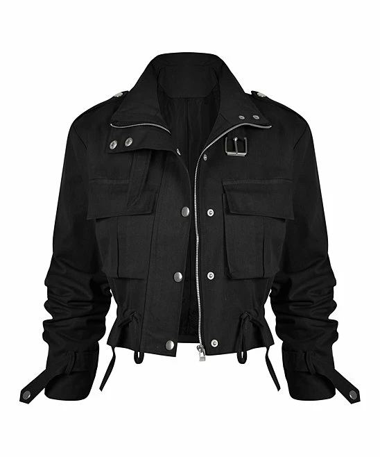 Flash Sale ๐ UDEAR Black Crop Moto Jacket - ๐ฉ Women ๐คฉ