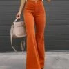 Outlet 👏 UDEAR Orange Flare Pants - 👩 Women 🧨