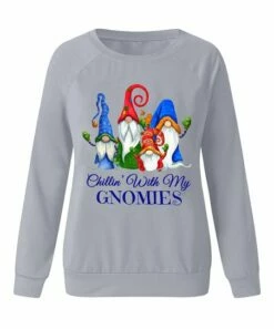 Wholesale 😍 UDEAR Gray & Blue Gnome Long-Sleeve Raglan Tee - 👩 Women & Plus 👏