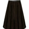 Discount 🔔 UDEAR Brown Waistband Velvet Pleated 👗 Skirt - 👩 Women 👏
