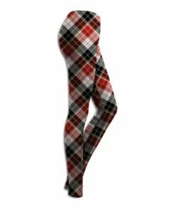 Cheapest ⌛ UDEAR Red & White Plaid Leggings - 👩 Women ✨