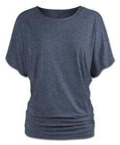 Best Pirce 👏 UDEAR Heather Blue Dolman Top - 👩 Women & Plus 🥰