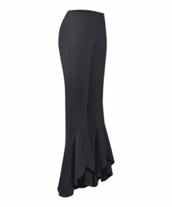 Top 10 🌟 UDEAR Gray Ruffle-Hem Cropped Palazzo Pants - Plus 🌟