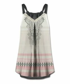 Best Sale 💯 UDEAR Heather Gray & Pink Geometric V-Neck Tank - 👩 Women & Plus 🧨