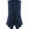 Brand new 💯 UDEAR Navy Drape-Front Vest - 👩 Women 🧨