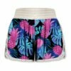 Discount 🔥 UDEAR Black & Blue Pineapple Crochet-Trim Shorts - Plus 🎉
