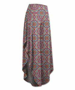 Best Pirce 🛒 UDEAR Red & Turquoise Arabesque Side-Slit Palazzo Pants - 👩 Women 😍