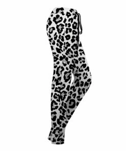 Discount ❤️ UDEAR White Leopard Tie-Waist Joggers - Plus 🧨