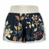 Cheapest 😉 UDEAR Navy Floral Crochet-Trim Shorts - 👩 Women 😀