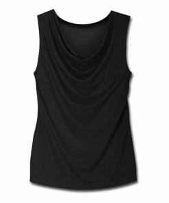 Wholesale 😀 UDEAR Black Drape-Front Tank - Plus 🤩