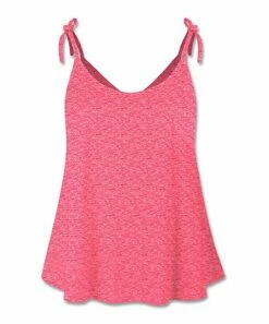 Buy 🛒 UDEAR Heather Pink Tie-Strap Tank - 👩 Women 🎁