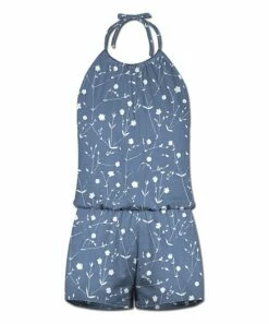 Deals ๐ฏ UDEAR Blue Floral Halter Romper - ๐ฉ Women ๐