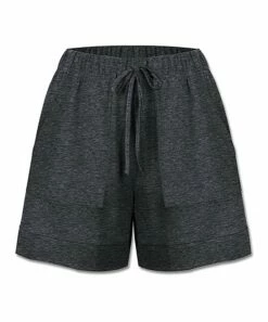 Flash Sale 😀 UDEAR Heather Gray Tie-Waist Shorts - 👩 Women & Plus ✔️