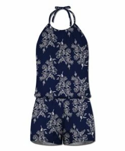 Coupon ๐ UDEAR Navy Floral Halter Romper - ๐ฉ Women ๐