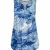 Best deal ✔️ UDEAR Blue Watercolor Button-Front Sleeveless Top - Plus ✨