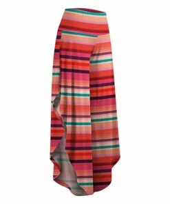 Budget ๐ UDEAR Red Stripe Side-Slit Palazzo Pants - Plus ๐