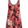 Budget 🤩 UDEAR Pink Floral Braided-Strap Tunic - 👩 Women 🤩