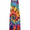 Best deal 🛒 UDEAR Red & Yellow Tie-Dye Racerback Sleeveless 👗 Dress - Plus 🎉