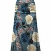 Best Sale 🧨 UDEAR Blue & White Floral Maxi 👗 Skirt - Plus 😍