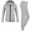 Top 10 😀 UDEAR Light Gray Zip-Up Hoodie & Joggers - 👩 Women 🤩