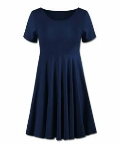 Top 10 ✔️ UDEAR Navy Pleated A-Line 👗 Dress - 👩 Women ✔️