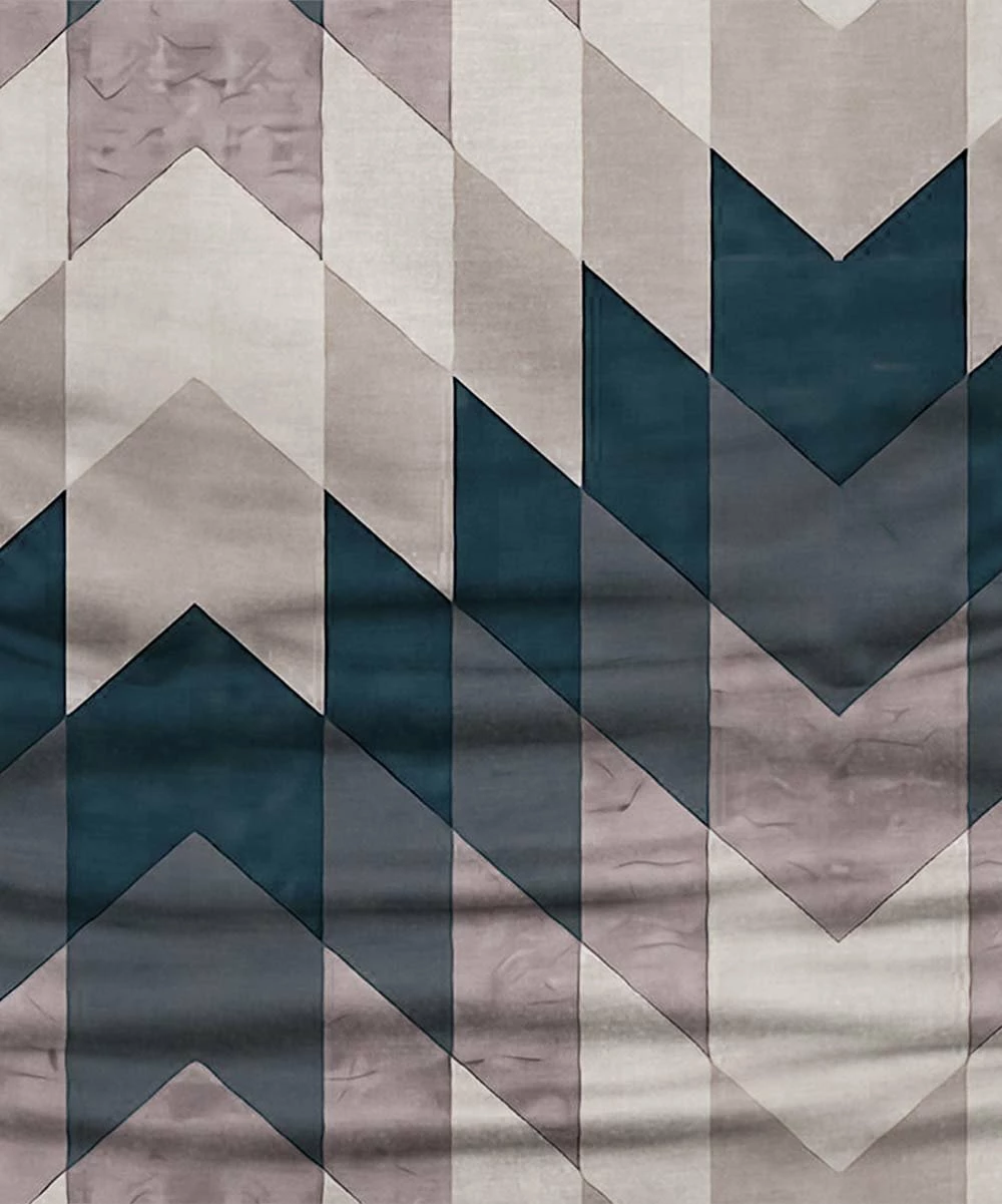 Top 10 ๐ฅฐ UDEAR Black & Light Brown Geometric Zigzag Ruched V-Neck Tank - ๐ฉ Women ๐คฉ - Image 3