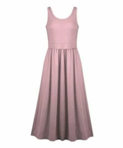 Cheapest 😉 UDEAR Pink Sleeveless A-Line 👗 Dress - 👩 Women 🌟