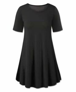 Outlet 🎁 UDEAR Black Swing Tunic - 👩 Women ❤️