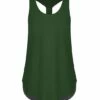 Flash Sale 💯 UDEAR Army Green Scoop Neck Racerback Tank - Plus ✨