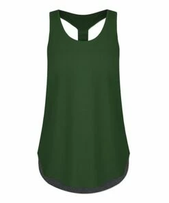Flash Sale 💯 UDEAR Army Green Scoop Neck Racerback Tank - Plus ✨