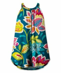 Promo ❤️ UDEAR Teal Floral Swing Tank - Plus 😍