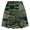 Top 10 😉 UDEAR Green Camouflage Tiered A-Line 👗 Skirt - 👩 Women 🎁