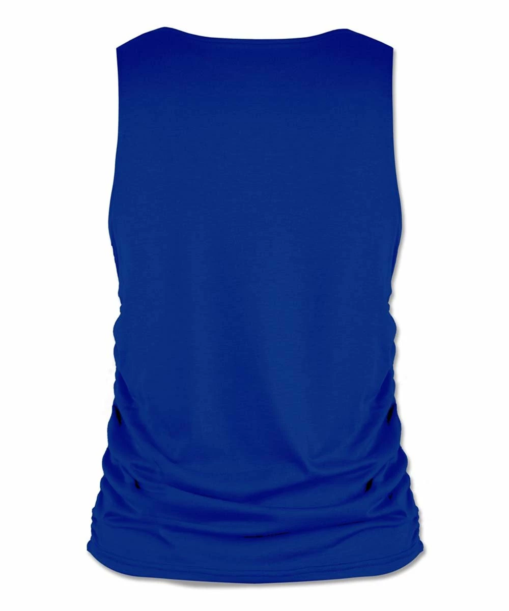 Brand new ๐ UDEAR Sapphire Blue V-Neck Ruched Tank - ๐ฉ Women โญ - Image 2