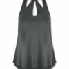 Budget 🎁 UDEAR Heather Dark Gray Twist-Back Racerback Tank - 👩 Women 🤩